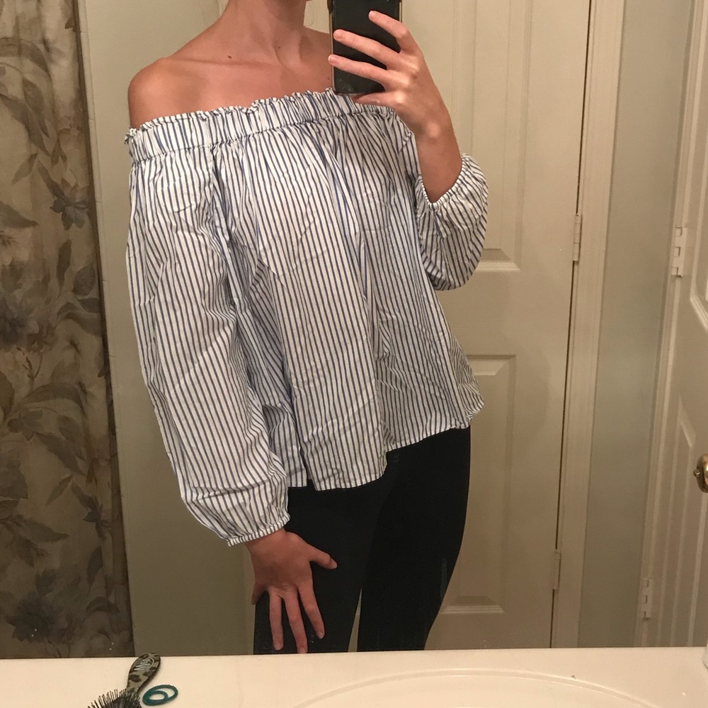 Off the shoulder blouse from GAP